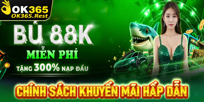 Một số chính sách khuyến mãi hấp dẫn đang có mặt tại Ok365